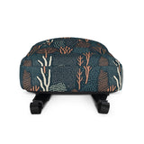 Mochila estampado de coral colores oscuros - El Rincón del Buzo