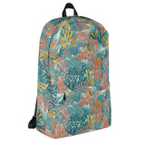 Mochila Estampado de coral colores vivos - El Rincón del Buzo