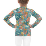 Rashguard Infantil Estampado de coral colores vivos - El Rincón del Buzo