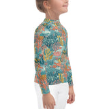 Rashguard Infantil Estampado de coral colores vivos - El Rincón del Buzo
