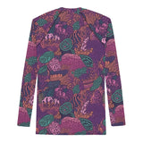 Rashguard hombre estampado de Coral Morado - El Rincón del Buzo