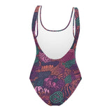 Bañador Estampado de Coral Morado - El Rincón del Buzo