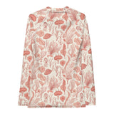 Rashguard Mujer Estampado de Coral Rojo - El Rincón del Buzo