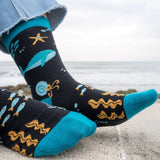 Calcetines Ballenas y Mar