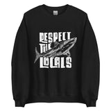 Sudadera Respect the Local Sharks Letras Blancas