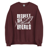 Sudadera Respect the Local Sharks Letras Blancas
