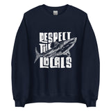 Sudadera Respect the Local Sharks Letras Blancas