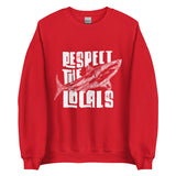 Sudadera Respect the Local Sharks Letras Blancas
