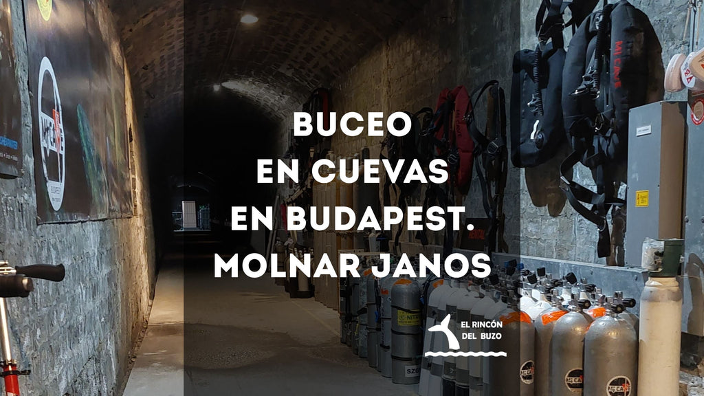 Buceo en cuevas en Budapest. Molnar Janos