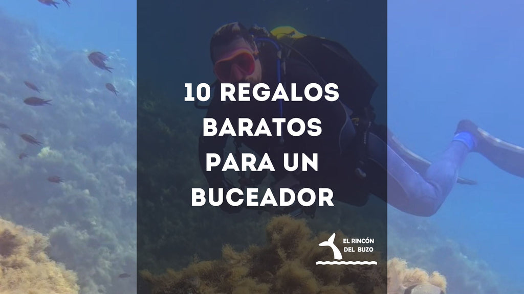 10 Regalos baratos para un buceador