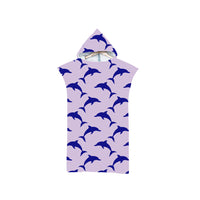 Poncho Siluetas Delfines