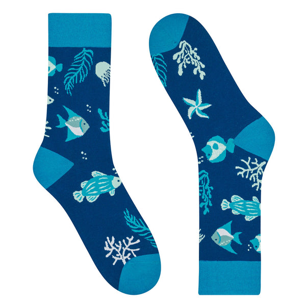 Calcetines Peces Azules