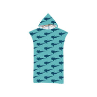 Poncho Tiburón Ballena Silueta