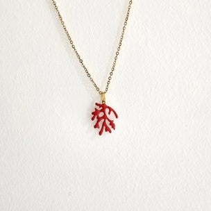 Collar Coral Rojo