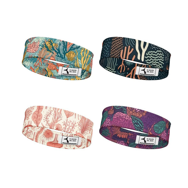 Pack 4 Diademas Coral