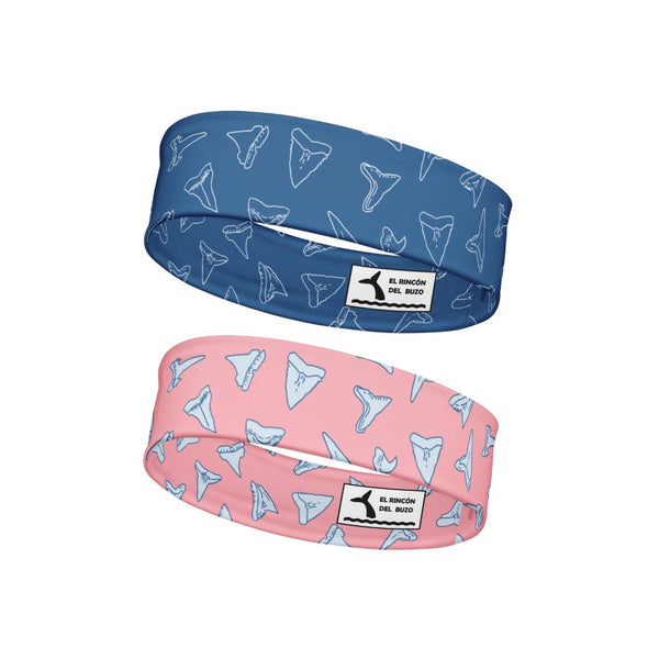 Pack 2 Diademas Dientes Tiburón