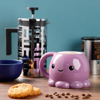 Taza Pulpo Morado 3D