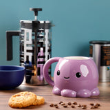 Taza Pulpo Morado 3D
