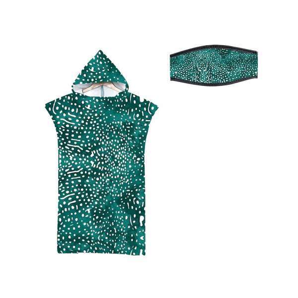 Pack Poncho + Cinta de Neopreno Tiburón Ballena