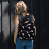 Mochila Negra Delfines