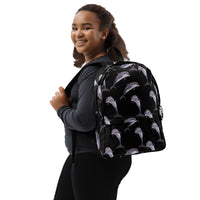 Mochila Negra Delfines