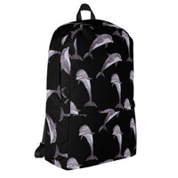 Mochila Negra Delfines