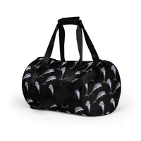 Bolsa deportiva negra delfines