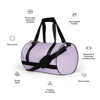 Bolsa deportiva Escama Sirena Morado