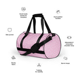 Bolsa deportiva Silueta Sirena Rosa