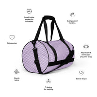 Bolsa deportiva Escama Sirena Morado