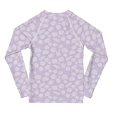 Rashguard Infantil Conchas Marinas Morado