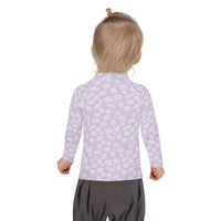 Rashguard Infantil Conchas Marinas Morado