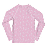 Rashguard Infantil Silueta Sirena Rosa