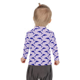 Rashguard Infantil Silueta Delfines