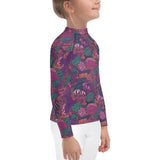 Rashguard Infantil Estampado de coral morado - El Rincón del Buzo