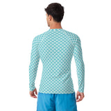 Rashguard Hombre Escama Sirena Azul