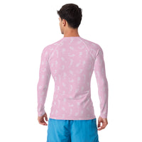 Rashguard Hombre Silueta Sirena Rosa