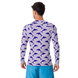 Rashguard Hombre Silueta Delfines