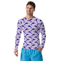 Rashguard Hombre Silueta Delfines