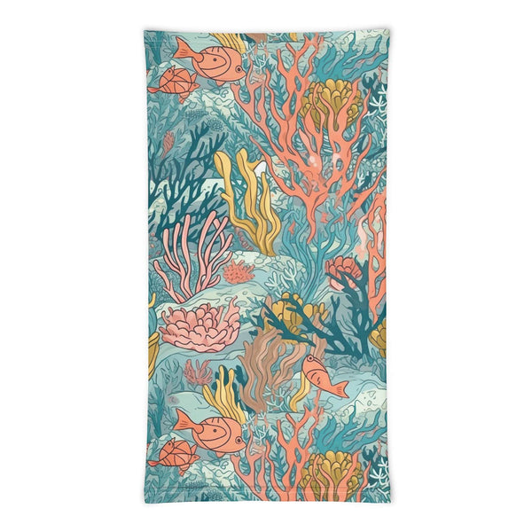 Braga de cuello estampado de coral colores vivos - El Rincón del Buzo