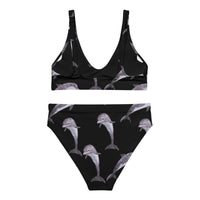Bikini Deportivo Negro Delfines