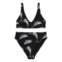 Bikini Deportivo Negro Delfines