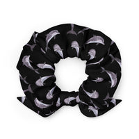 Scrunchie Negro Delfines