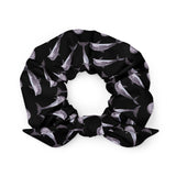 Scrunchie Negro Delfines