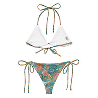 Bikini Tiras Coral Colores Vivos