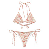 Bikini Tiras Coral Rojo