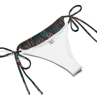 Bikini Tiras Coral Colores Oscuros