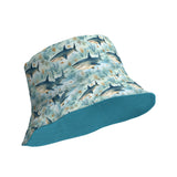 Gorro pescador azul tiburones