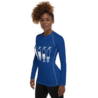 Rashguard Mujer Botellas Buceo