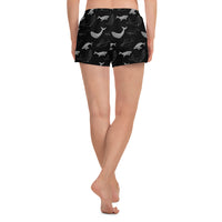 Shorts deportivos mujer Ballena Negro